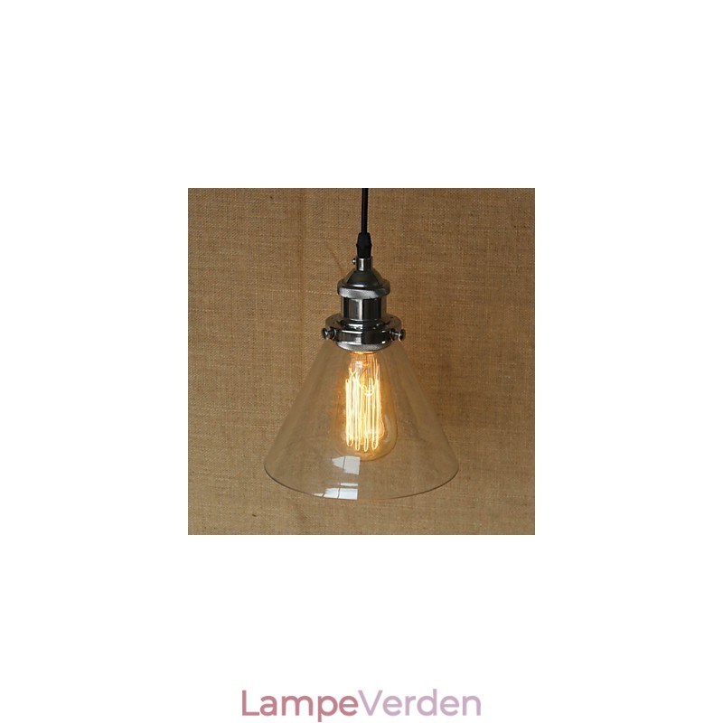 Traditionel klassisk vintage retro Country Globe pendellampe