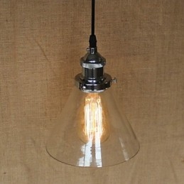 Traditionel klassisk vintage retro Country Globe pendellampe