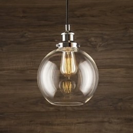 Traditionel klassisk vintage retro Country Globe pendellampe