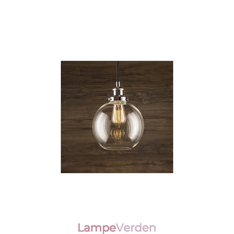 Traditionel klassisk vintage retro Country Globe pendellampe