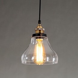 Traditionel klassisk vintage retro Country Globe pendellampe