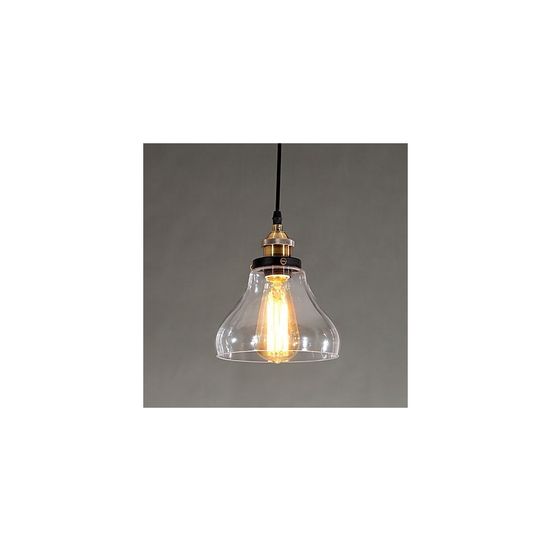 Traditionel klassisk vintage retro Country Globe pendellampe