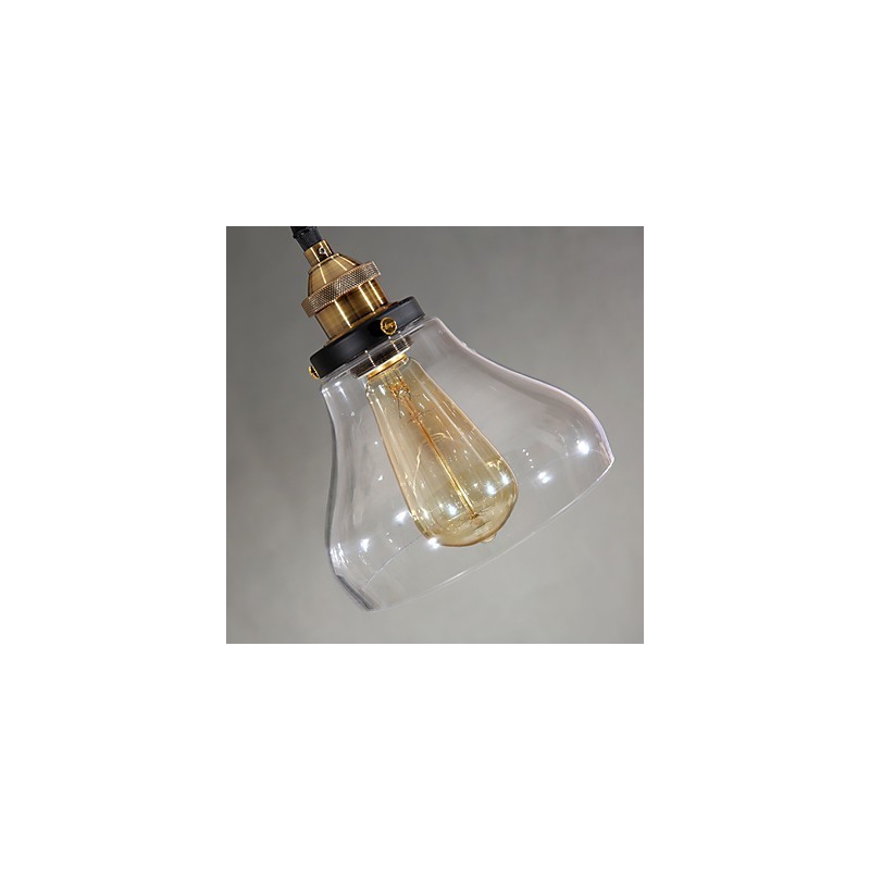 Traditionel klassisk vintage retro Country Globe pendellampe