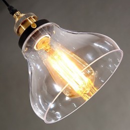 Traditionel klassisk vintage retro Country Globe pendellampe