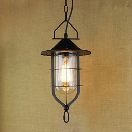 Amerikansk Retro Rustik Pastoral Belysning Light Industrial Pendel Lampe