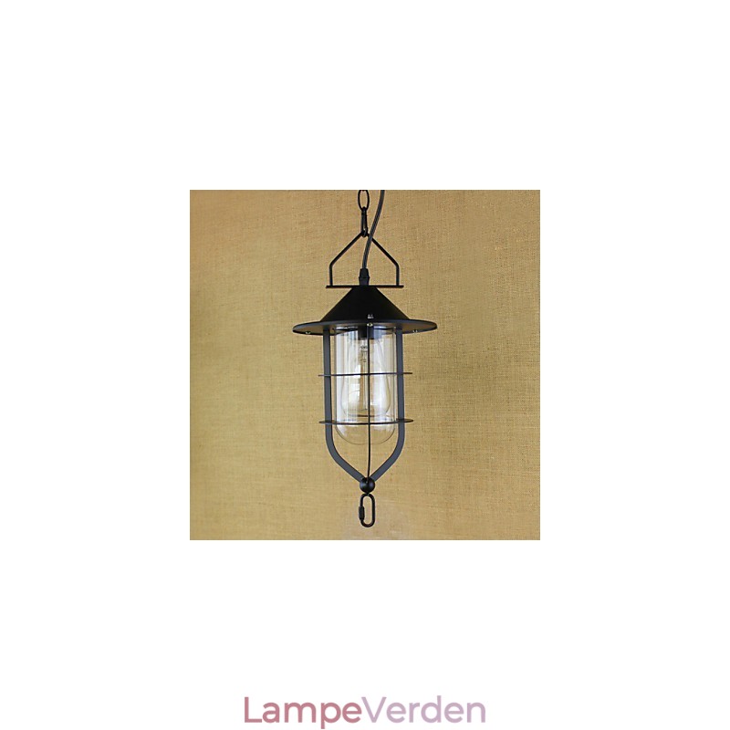 Amerikansk Retro Rustik Pastoral Belysning Light Industrial Pendel Lampe