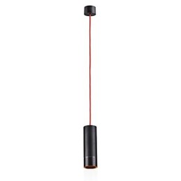 1 Lys Mini Pendel Sort Anodiseret med Aluminium