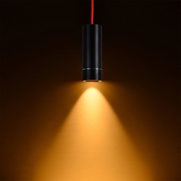 1 Lys Mini Pendel Sort Anodiseret med Aluminium