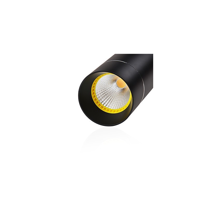 1 Lys Mini Pendel Sort Anodiseret med Aluminium