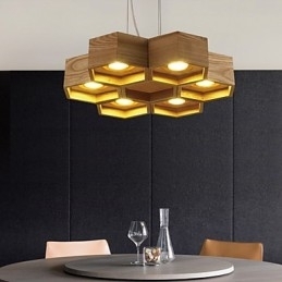 Pendellamper Country Wood Bambus