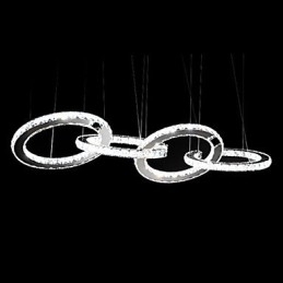 Pendellamper Krystal Lys Moderne Moderne Metal
