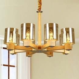 Pendellamper Country Wood Bambus