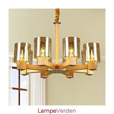 Pendellamper Country Wood Bambus