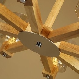 Pendellamper Country Wood Bambus