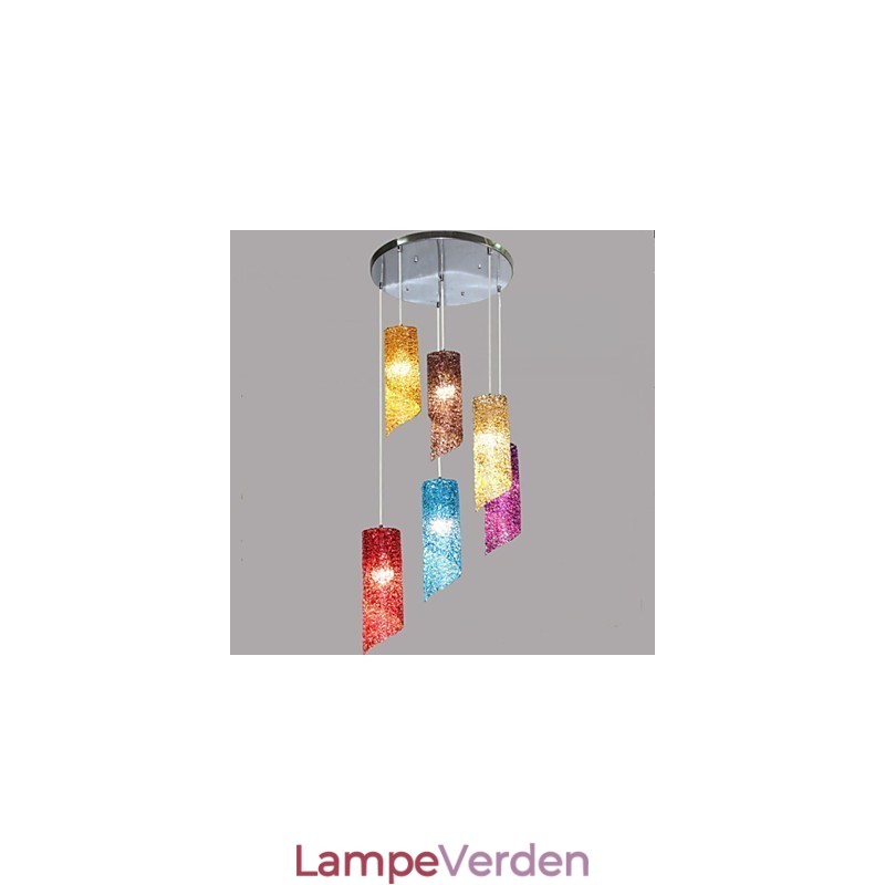 Hoved Cylindrisk Rund lang Aluminium Cylinder Creative lamper