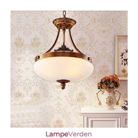Europæisk marmor lampe kobber lysekrone lys Europæisk marmor lampe kobber lysekrone lys