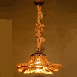 American Pastoralge Rope lampe Retro
