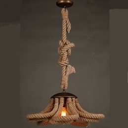 American Pastoralge Rope lampe Retro