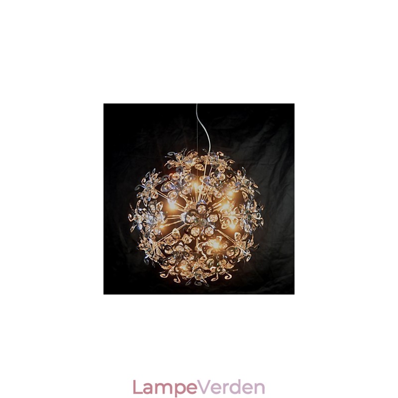 Moderne moderne krom krystal pendel