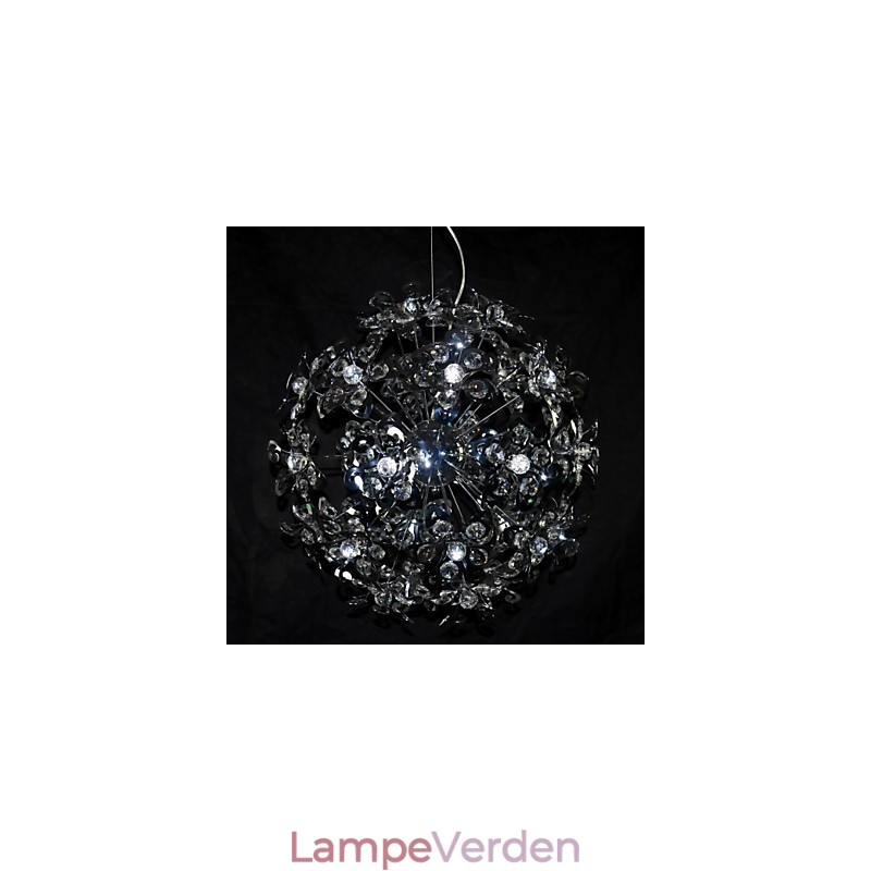 Moderne moderne krom krystal pendel