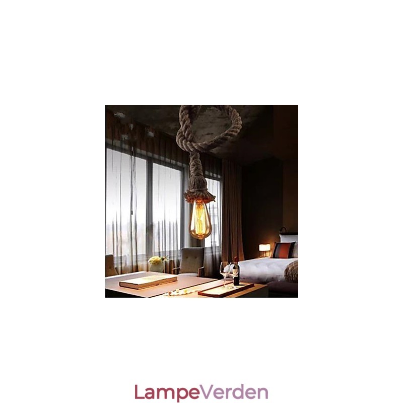 Kreativ Hemp Rope Lysekrone