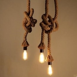 Kreativ Hemp Rope Lysekrone