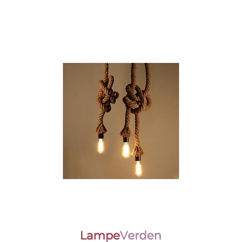 Kreativ Hemp Rope Lysekrone