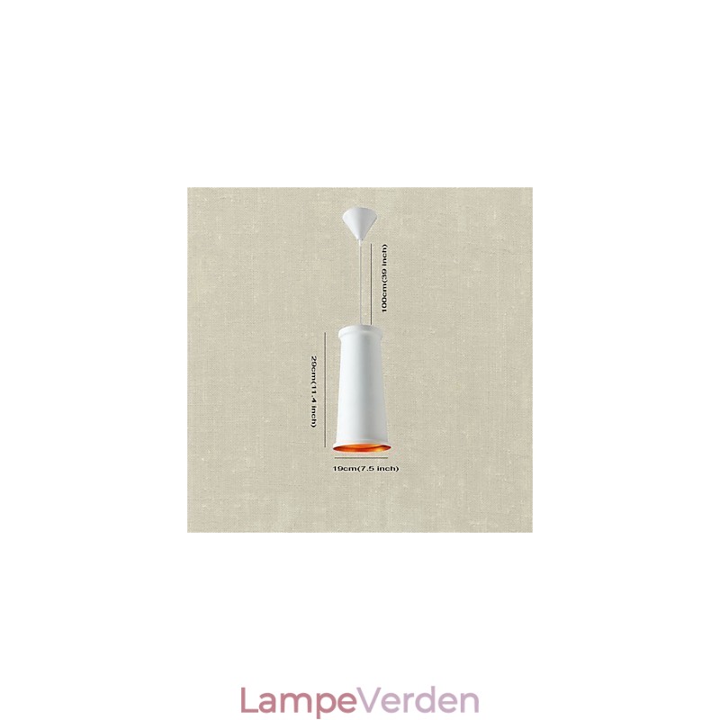 Klassisk rustik vintage mini stil maleri metal pendel lys