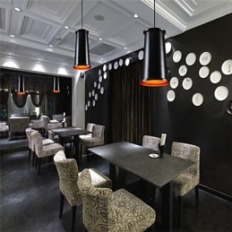 Klassisk rustik vintage mini stil maleri metal pendel lys