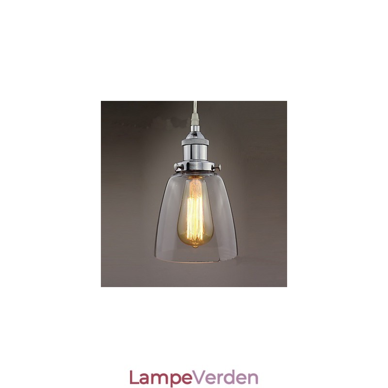 Moderne kromglas Vintage industriel retrofitting Edison Pendel Light Cafe Porch Light