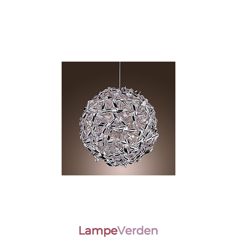 Vedhængslampe i metal af aluminium