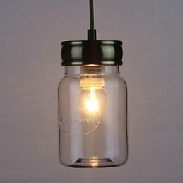 Country galvaniseret glas Pendellampe Garage