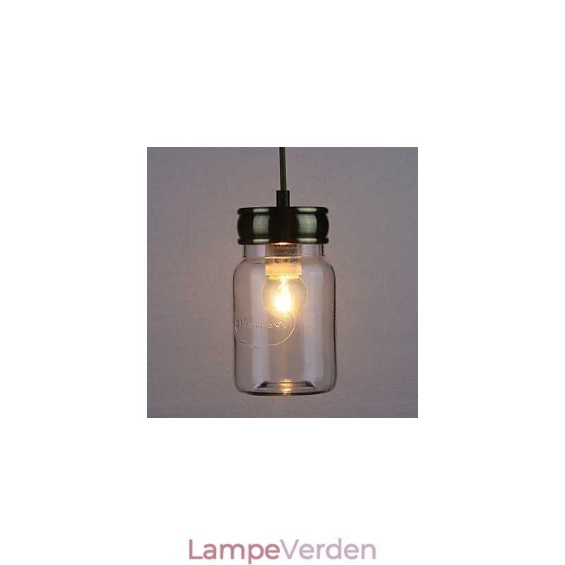 Country galvaniseret glas Pendellampe Garage