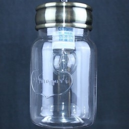 Country galvaniseret glas Pendellampe Garage