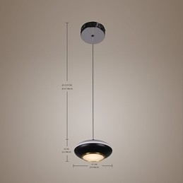 9W moderne flyvende tallerken Design højkvalitets Pendel Light Cafe