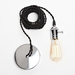 Traditionel klassisk vintage mini-stil metal pendellampe