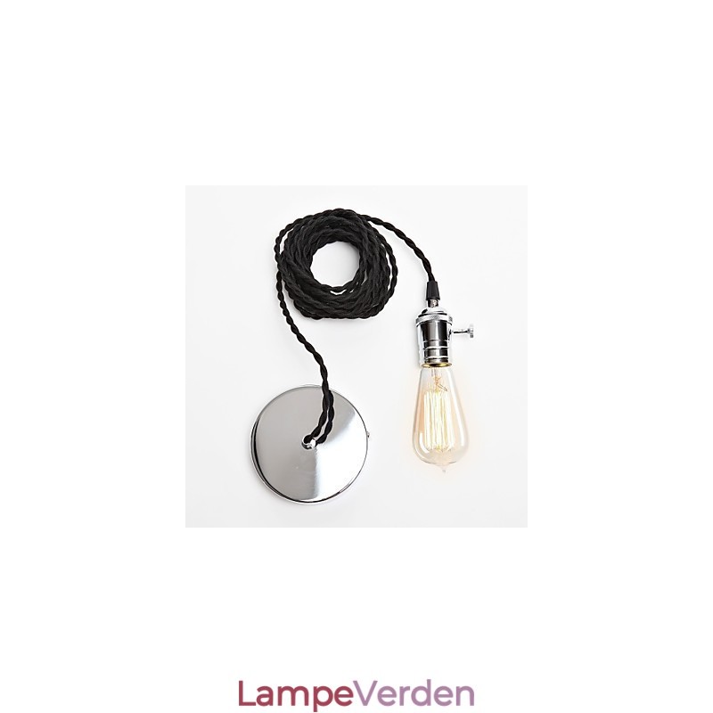 Traditionel klassisk vintage mini-stil metal pendellampe