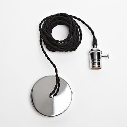 Traditionel klassisk vintage mini-stil metal pendellampe