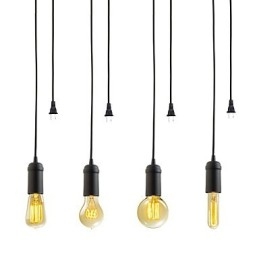 Vintage Mini Style Maleri Metal Pendel Light Garage