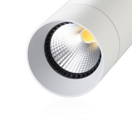 GE 05032 8W 136mm 1 lys mini pendel pulveriseret hvid med aluminium