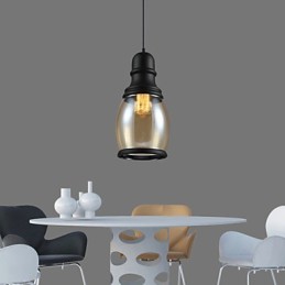 Retro Belysning Loftslamper Glas Pendel