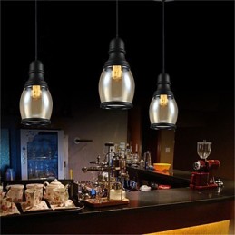 Retro Belysning Loftslamper Glas Pendel