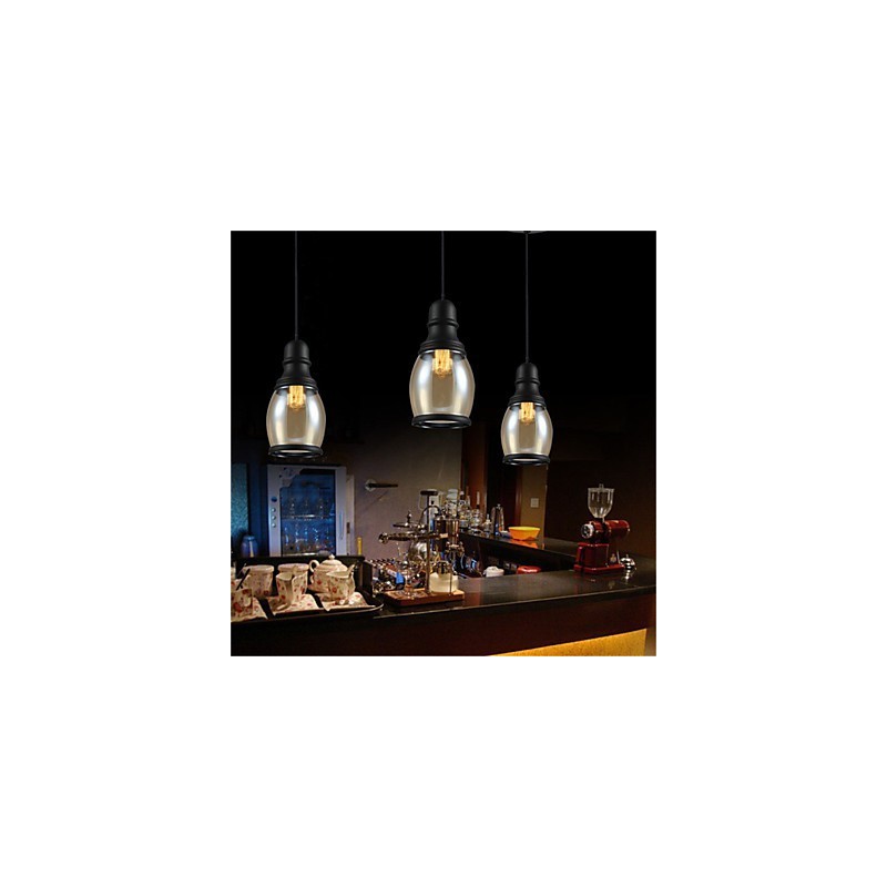 Retro Belysning Loftslamper Glas Pendel