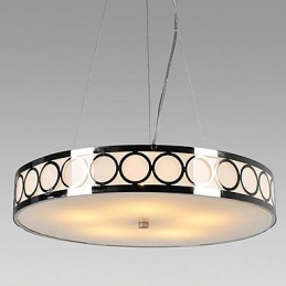 Krystal loftslampe med 5 lys