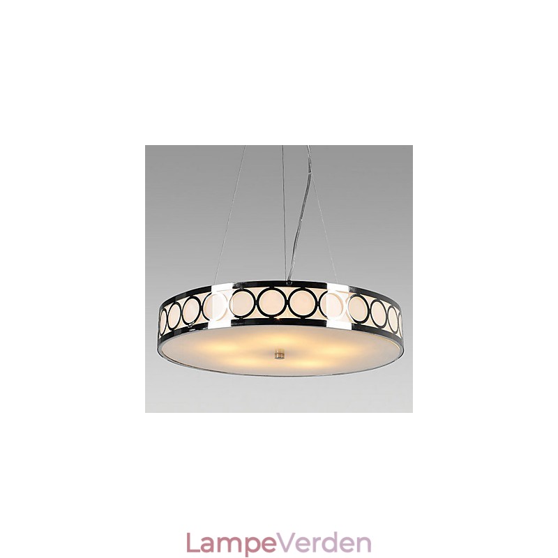 Krystal loftslampe med 5 lys