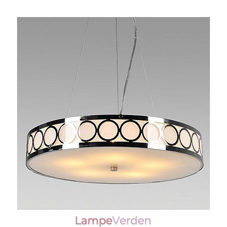 Krystal loftslampe med 5 lys