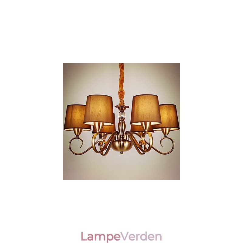 Rustik Lodge Vintage Mini Style galvaniseret metal lysekrone