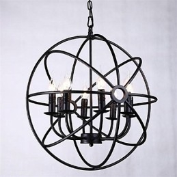 Lysekrone pendel i mini stil Moderne Moderne Traditionel Klassisk Rustik Lodge Retro Lanterne Country Globe