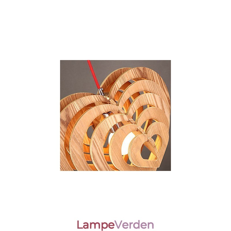 Lysekrone Mini Style Lantern Træ Bambus
