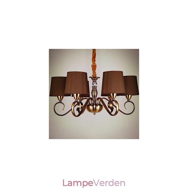 Rustik Lodge Vintage Mini Style galvaniseret metal lysekrone